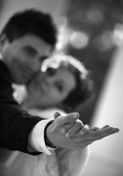 Newly-married couple - 写真・画像