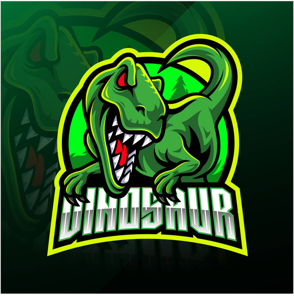 Design du logo de la mascotte de sport dinosaure
 - Photo, image