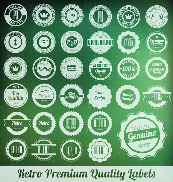 Premium kalite etiketi, grafik vektör illüstrasyonu - Vektör, Görsel