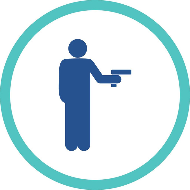 Robbery icon   vector illustration  - Vector, afbeelding