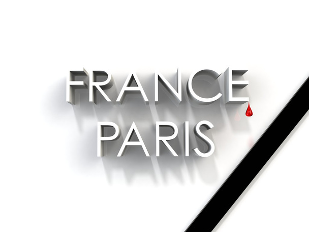 Tristesse en France, arrêter le terrorisme
 - Photo, image