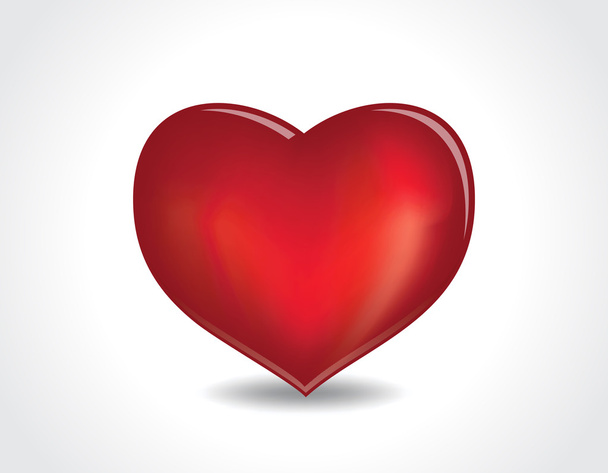 emboss heart vector illustration - Vettoriali, immagini