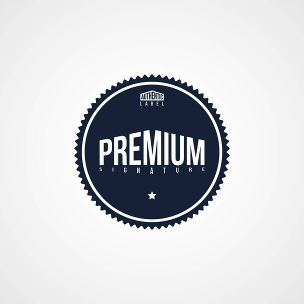 premium ετικέτα θέμα διανυσματική απεικόνιση - Διάνυσμα, εικόνα