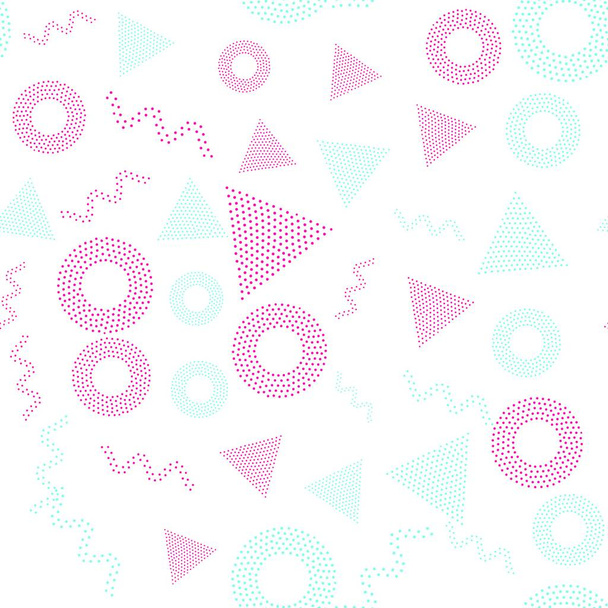 Color universal geometric seamless pattern - Vector, Image