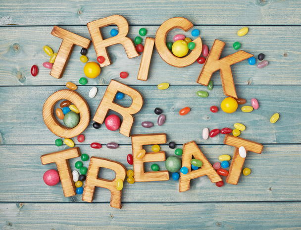 Trick or treat composition - Фото, зображення