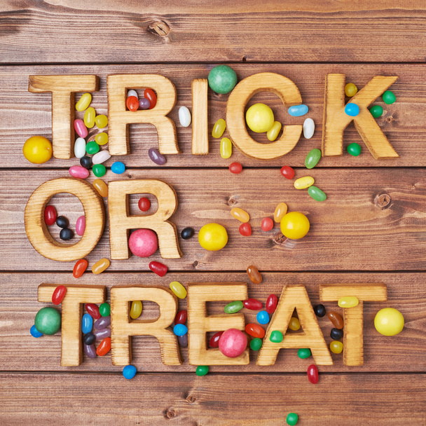 Trick or treat composition - Photo, Image