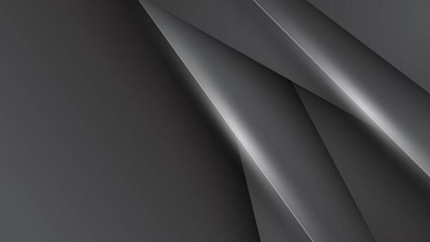 Абстрактний темно-срібний чорний фон
 - Вектор, зображення