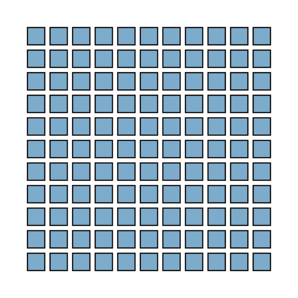 Optical illusion, hypnotic riddle, different shapes - Vecteur, image
