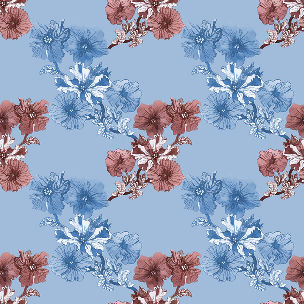 Petunia flowers background - 写真・画像