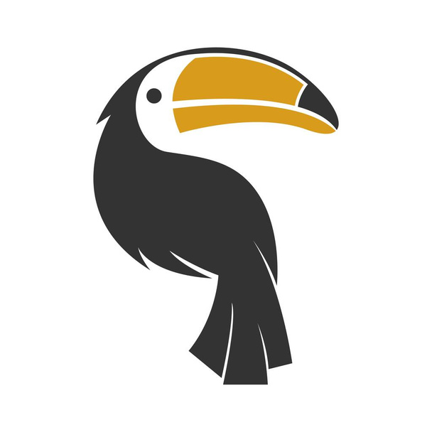 Toco Toucanのロゴアイコンデザインイラストベクトル - ベクター画像