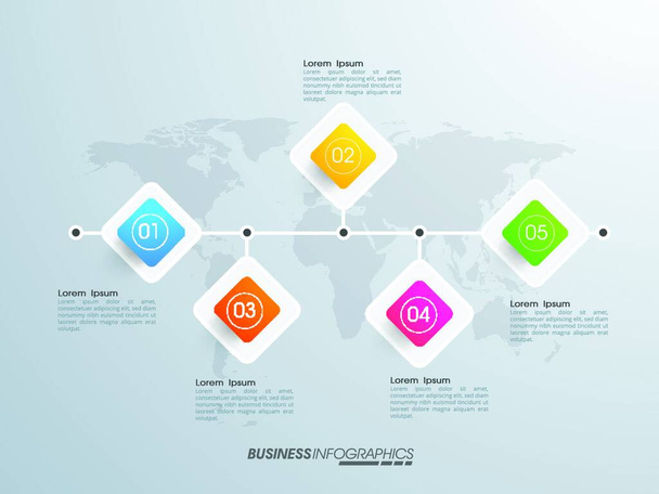 "Infografika prvků pro obchodní koncept." - Vektor, obrázek