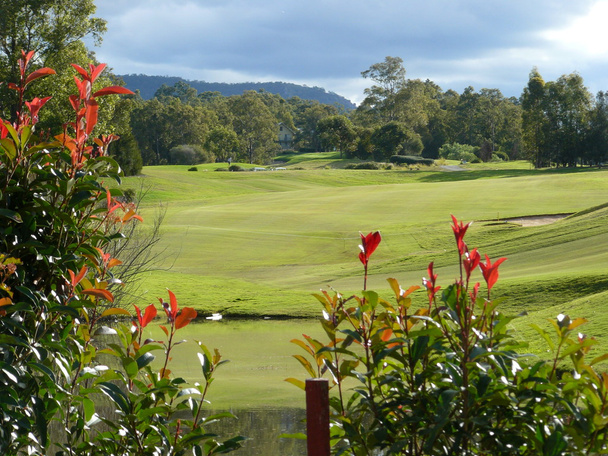 Vista sobre el campo de golf
 - Foto, Imagen