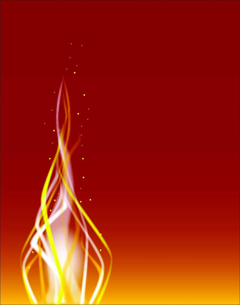 Dancing Fire red Background - Vecteur, image