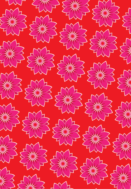 Flower pattern - Vektör, Görsel