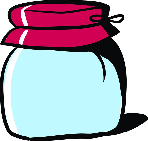 "Fat jar, illustration, vector on white background." - Vector, Image