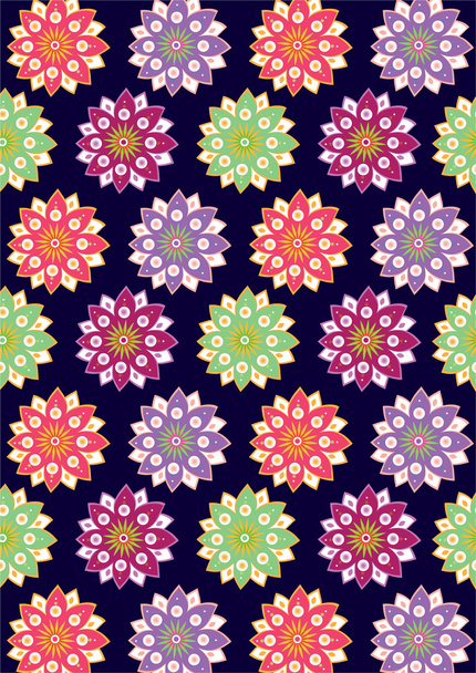Flower pattern - Вектор,изображение