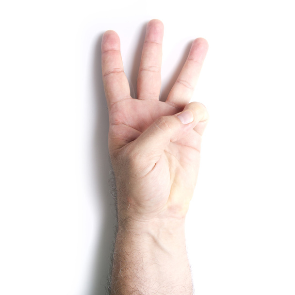 Hand with three fingers - Fotoğraf, Görsel