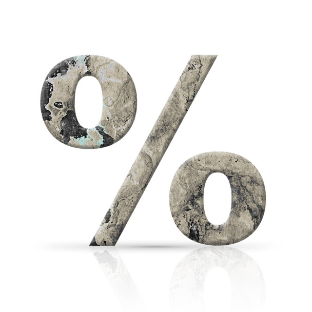 percent symbol grunge texture - Foto, Imagen