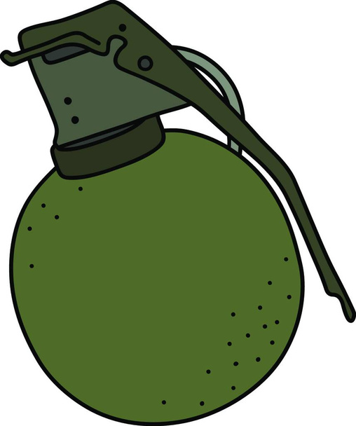 The old hand grenade - Вектор,изображение