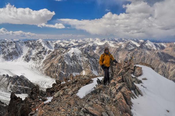 On summit in Kyrgyzstan - Fotó, kép