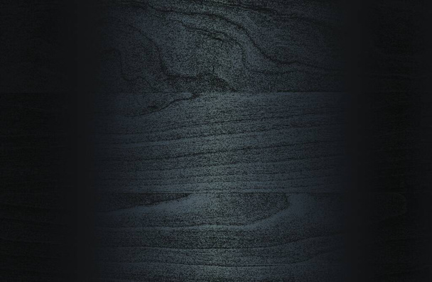 Fondo de gradiente de metal negro de lujo con textura de parquet de madera en dificultades - Vector, imagen