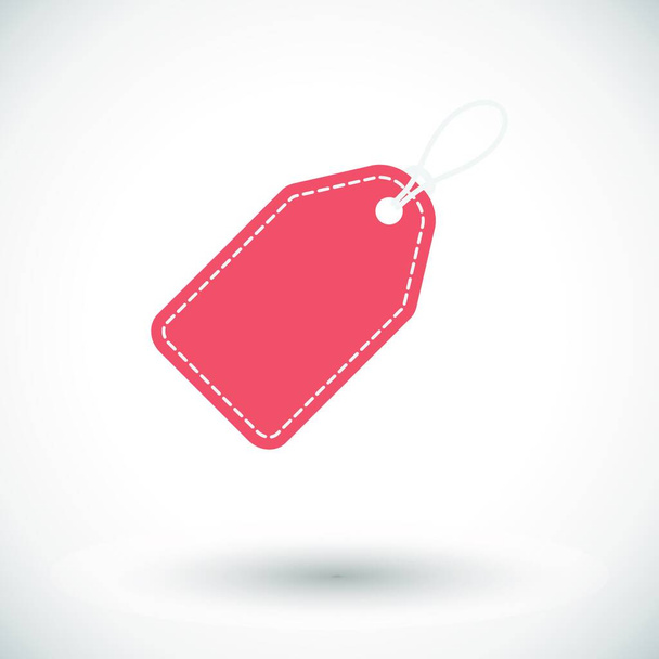 Дизайн значка красной метки - Вектор,изображение