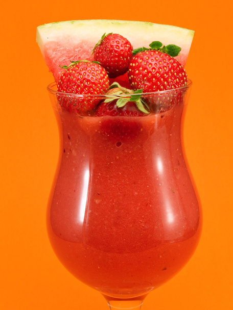 Strawberry and Watermelon Smoothie - Foto, Imagem