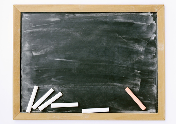 Blank chalkboard in wooden frame - Foto, Bild