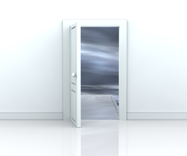 az ismeretlen ajtó - Fotó, kép