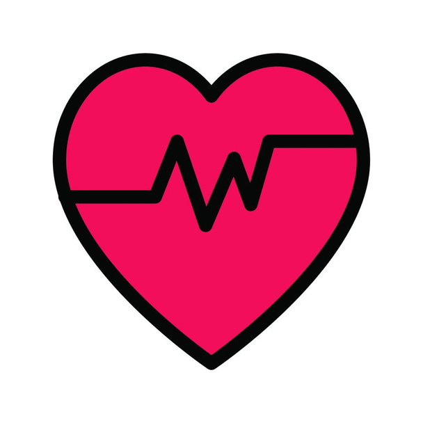 Az ikon szívének illusztrációja  - Vektor, kép