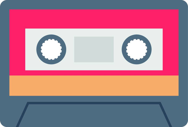 cassette icon, web simple illustration - Vector, Image