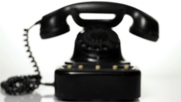 Teléfono antiguo vintage
 - Metraje, vídeo