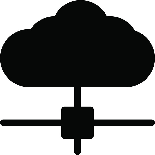 Wolkensymbol, Vektorillustration  - Vektor, Bild