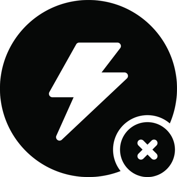 flash ikon vektor illusztráció - Vektor, kép