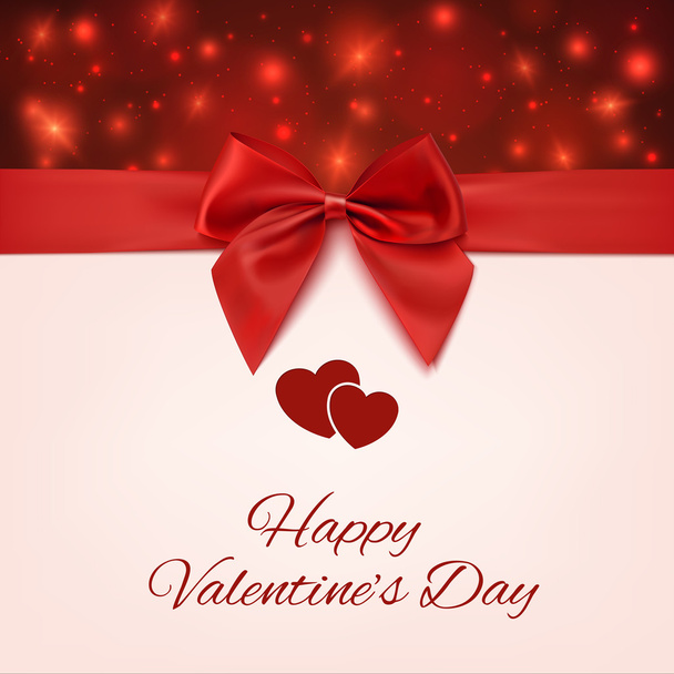 Valentines Day greeting card. - Vector, imagen