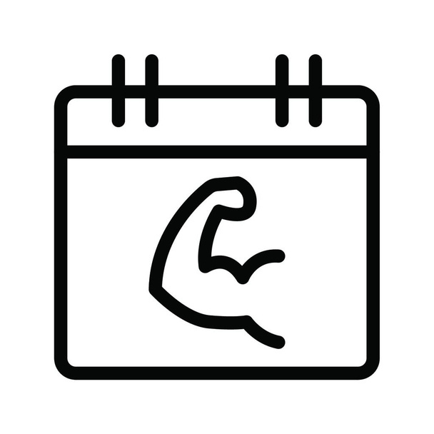 simple gym icon, vector illustration - Vector, Image