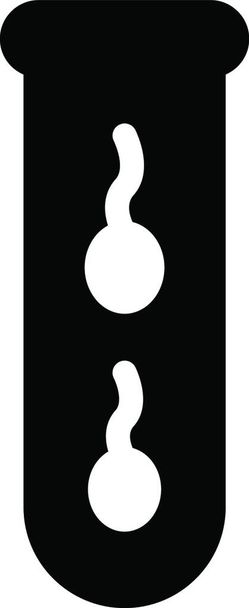 Abbildung zum Sperma-Test-Symbol-Vektor - Vektor, Bild