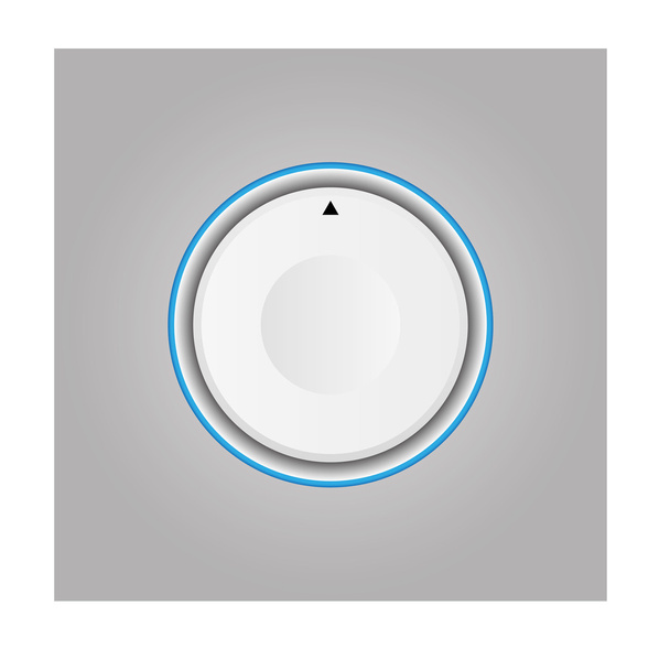 Plastic button - Vector, Image
