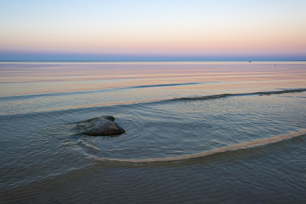 Baltské moře brzy na jaře Lapmezciems, Lotyšsko - Fotografie, Obrázek