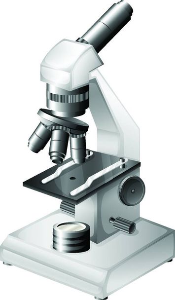 Mikroskooppinen instrumenttivektorikuva - Vektori, kuva