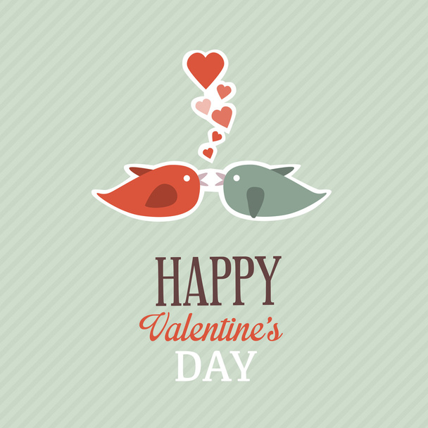 Valentine Greetings Card - Vector, Image