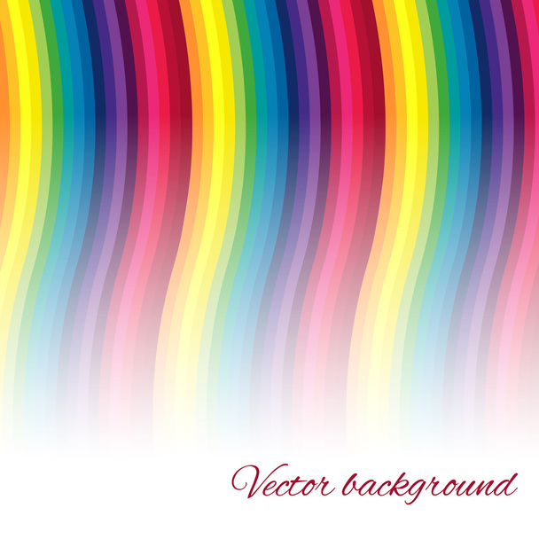 Rainbow abstract background - Vector, Image