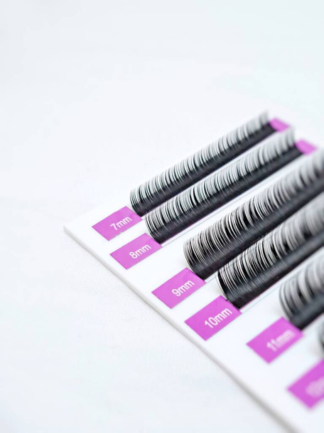 Equipment for eyelash extensions in beauty salon face care. High quality photo - Photo, Image