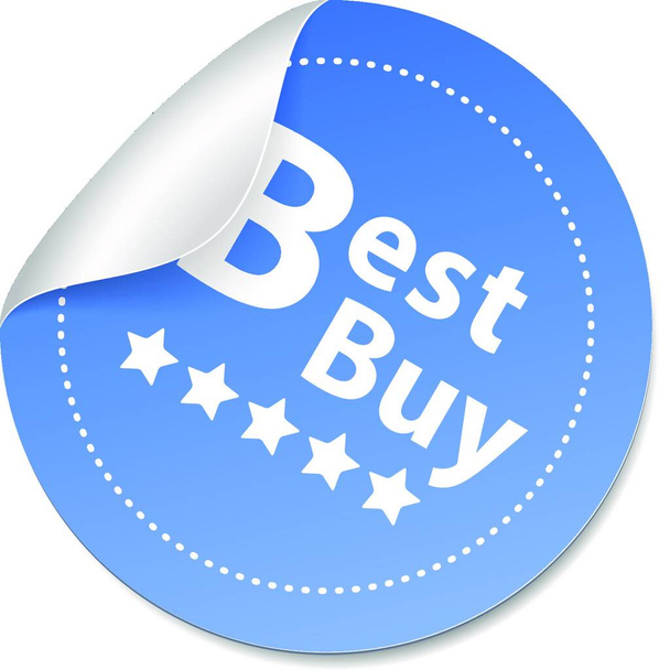 Best buy sticker vector illustration - Вектор,изображение