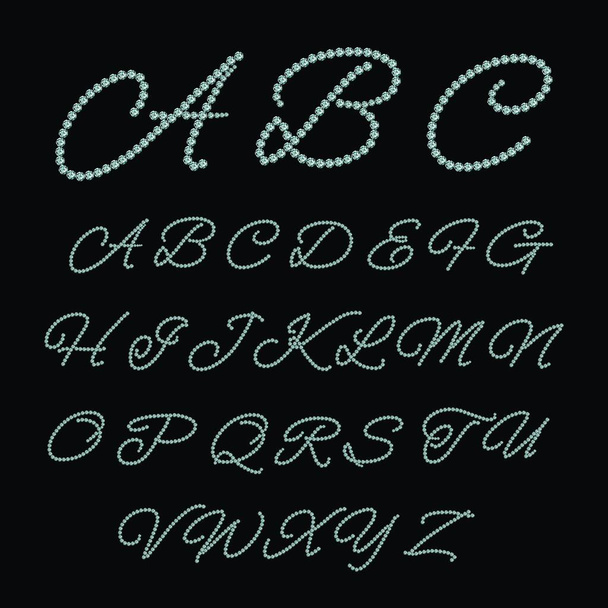 alfabet instellen vectorillustratie - Vector, afbeelding