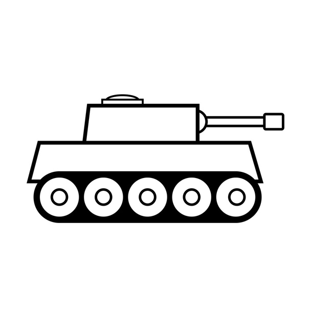 Panzer icon - Vektor, kép