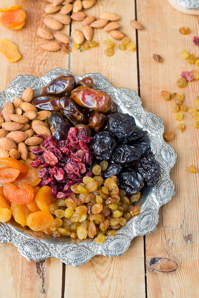 A mixture of dried fruits and nuts - Photo, Image