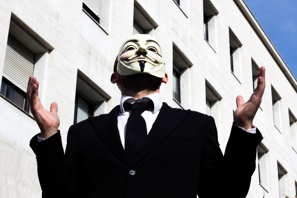 Anonymus zakenman beteuterd - Foto, afbeelding