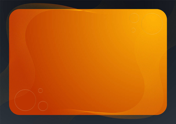 moderno corporativo abstrato geométrico laranja e preto colorido apresentação design fundo - Vetor, Imagem