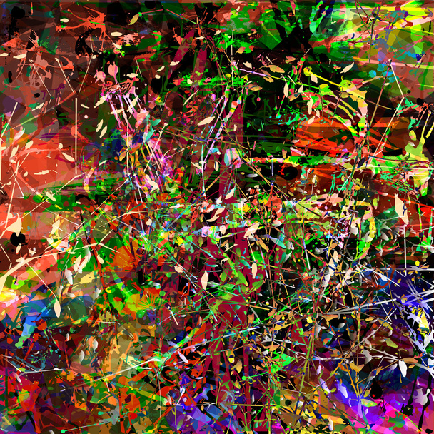 Цветные хаотические волны
 - Вектор,изображение